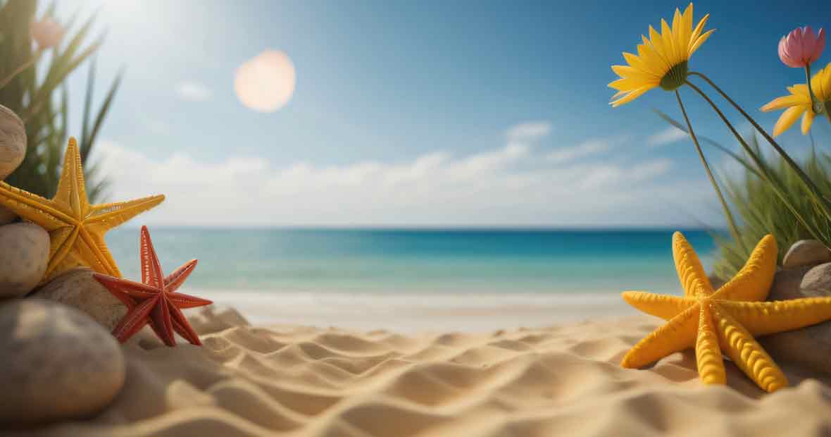 décoration sur le thème de la plage