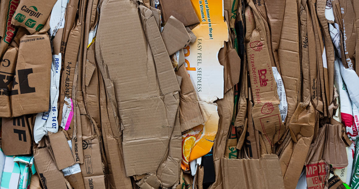 Carton broyé avec HSM Profipack