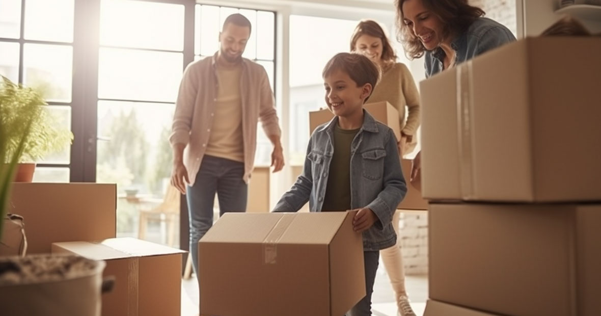 Déménagement famille